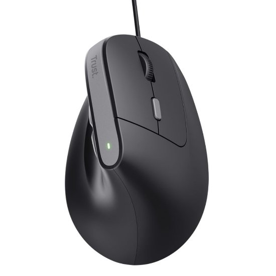 Miš TRUST Bayo II Ergonomic, optički, 2400dpi, crni