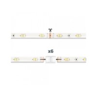 LED traka KSIX BXLEDST5M21, podrezivanje, 1000 lumena, CCT bijela, daljinski, 5m