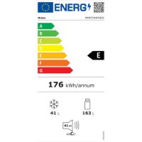 Hladnjak MIDEA MDRT294FGE02, kombinirani, 143 cm, 163/41 l, energetski razred E, inox