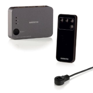 Razdjelnik MARMITEK Connect 310 UHD 2.0, 3x HDMI in, 1x HDMI out, daljinski, sivi