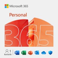 Office MICROSOFT 365 Personal, Engleski, godišnja pretplata