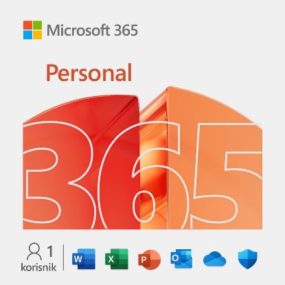Office MICROSOFT 365 Personal, Engleski, godišnja pretplata