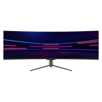Gaming monitor 49" LC POWER LC-M49-DQHD-120-C-Q, 5120x1440, VA, 120Hz, 6ms, 400cd/m2, zakrivljeni, crni