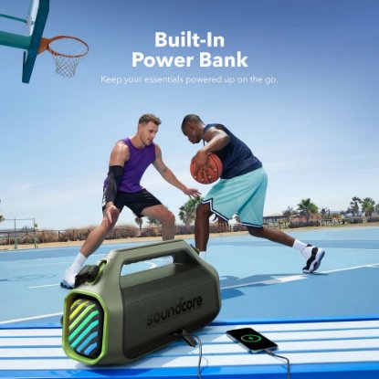 Slika Zvučnik ANKER SoundCore Boom 2 Plus, BT, 140W, vodootporan, powerbank, zeleni