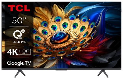 Slika IZLOŽBENI - QLED TV 50" TCL 50C655, Android TV, 4K UHD, DVB-T2/C/S2, HDMI, Wi-Fi, USB, BT, energetski razred F