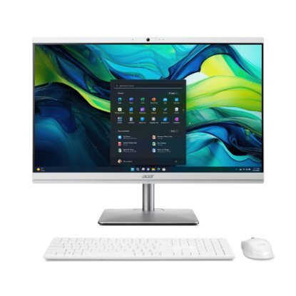 Slika Računalo AiO ACER Aspire C24 DQ.BM4EX.001 / 23,8" FHD IPS, Core Ultra 5 125U, 16GB, 1TB SSD, Intel HD Graphics, WiFi, tipkovnica, miš, bez OS, bijelo