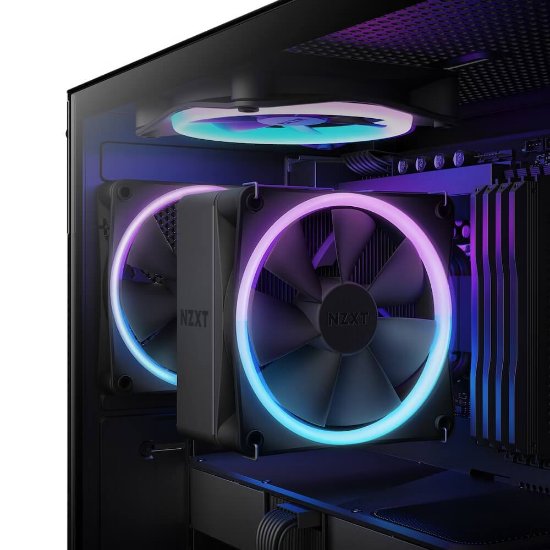 Slika Cooler NZXT T120, za Intel i AMD, RGB, crni