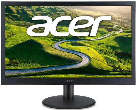 Slika Monitor 18" ACER EB192QBBI UM.XE2EE.B01, HD, TN, 60Hz, 5ms, 200cd/m2, crni