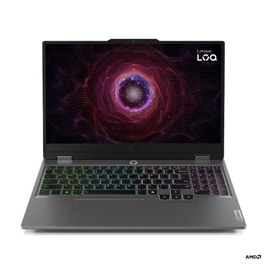 Slika Laptop LENOVO LOQ 83JC002PSC / Ryzen 5 7235HS, 16GB, 512GB SSD, nVidia GeForce RTX 3050, 15.6" FHD 144Hz IPS, bez OS, sivi