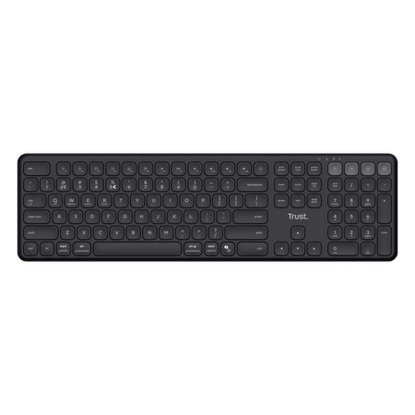 Slika Tipkovnica TRUST Vaiya, bluetooth, US layout, crna