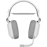 Slušalice CORSAIR HS80 RGB Wireless, bežične, mikrofon, bijele