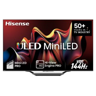 Slika Mini-LED TV 75" HISENSE 75U7NQ, Smart TV, 4K UHD, 144Hz, DVB-T2/C/S2, HDMI, Wi-Fi, USB, LAN, energetski razred D
