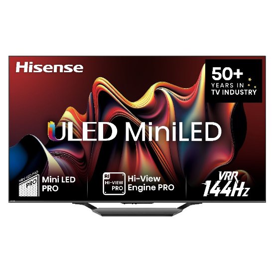 Slika Mini-LED TV 75" HISENSE 75U7NQ, Smart TV, 4K UHD, 144Hz, DVB-T2/C/S2, HDMI, Wi-Fi, USB, LAN, energetski razred D