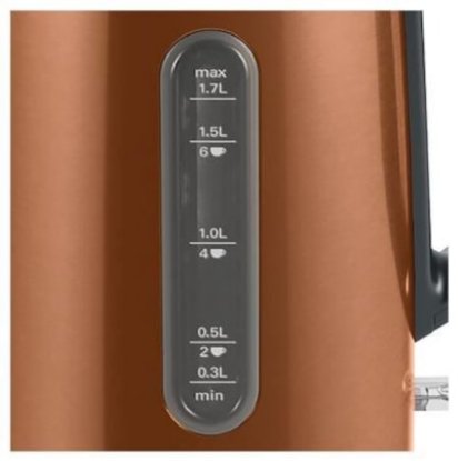 Kuhalo za vodu BOSCH TWK4P439 DesingLine,1,7l, 2400W, bakreno