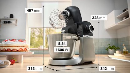 Kuhinjski robot BOSCH MUMS6ZS17, sa vagom, 1600 W, 5,5 l, inox