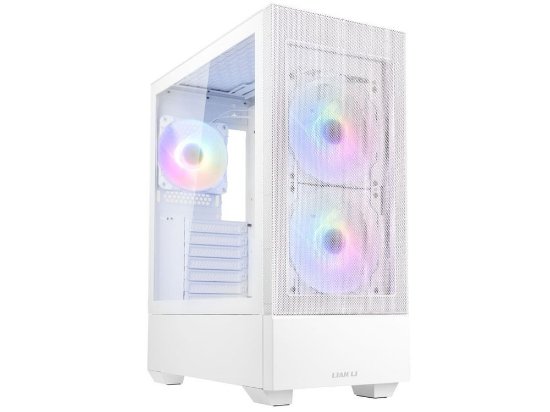 Kućište LIAN LI Lancool 205 Mesh C, MIDI Tower, ATX, prozor, bijelo, bez napajanja