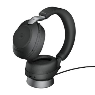 Slušalice JABRA Evolve2 85 MS, Link380c, on-ear, Stereo, USB, BT, stalak, crne
