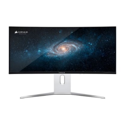 Gaming monitor 34" CORSAIR Xeneon 34WQHD240-C, UWQHD, OLED, 240Hz, 1ms, 1000cd/m2, G-Sync, FreeSync, zakrivljeni, bijeli