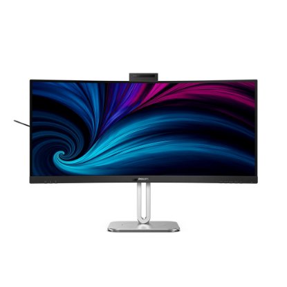 Monitor 34" PHILIPS 34B2U6603CH, UWQHD, VA, 120Hz, 4ms, 450cd/m2, zakrivljeni, crno-sivi
