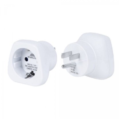 Putni adapter RIVACASE PS4301, EU-US, bijeli