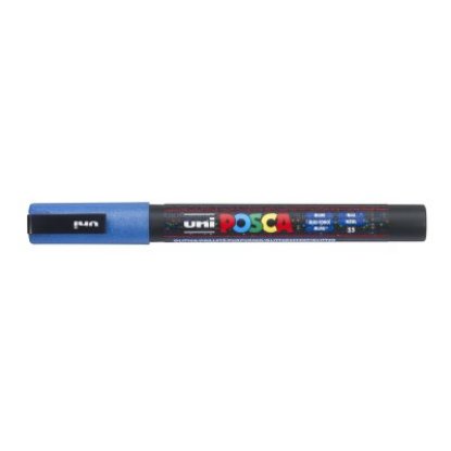 Marker UNI POSCA pc-3m,l glitter plavi