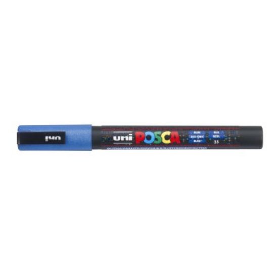 Marker UNI POSCA pc-3m,l glitter plavi
