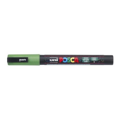Marker UNI POSCA pc-3m,l glitter zeleni