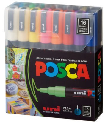 Marker UNI POSCA  pc-3m, 16/1