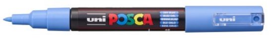 Marker UNI POSCA pc-3m, nebesko plavi