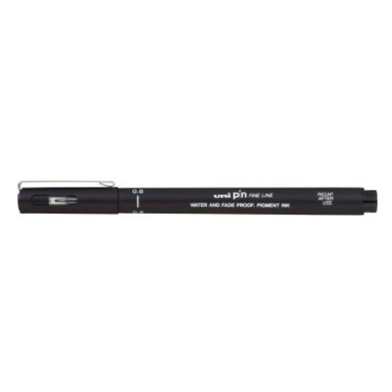 Marker UNI pin08-200, crni