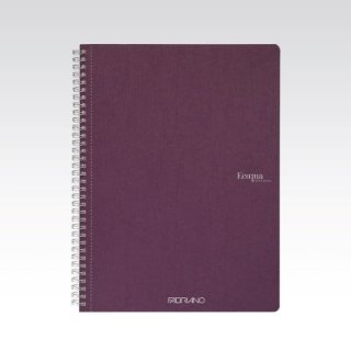 Bilježnica FABRIANO ECOQUA original A4 90g 70L, spiralna kocke vino