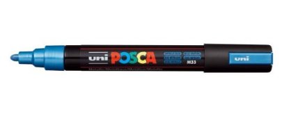 Marker UNI POSCA pc-5m, metallic plavi