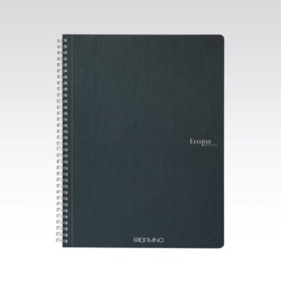 Bilježnica FABRIANO ECOQUA original A4 90g 70L, spiralna crte royal green