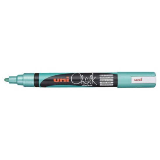 Marker UNI pwe-5m, chalk_kreda, metallic zeleni