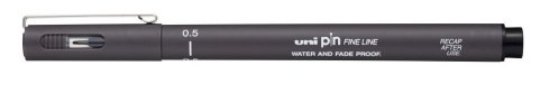 Marker UNI pin05-200, tamno sivi