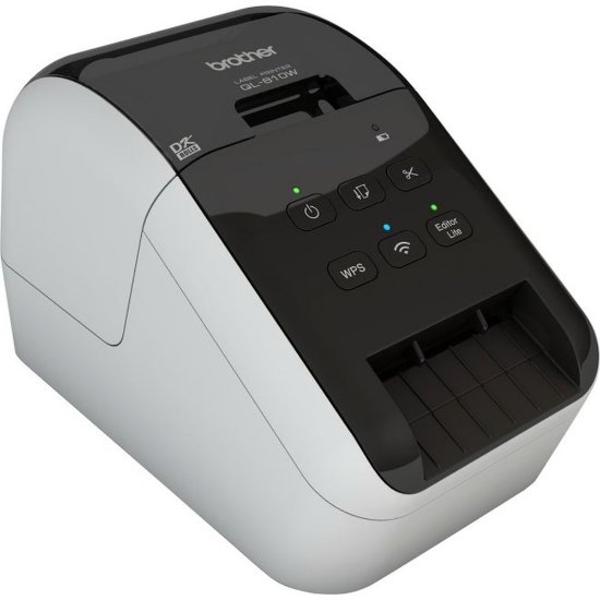 Pisač za naljepnice BROTHER QL-810WC, crni i crveni ispis, WIFI, USB, bijeli