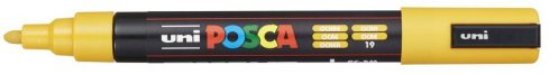 Marker UNI POSCA pc-5m, oker