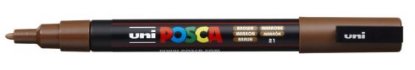 Marker UNI POSCA pc-3m, smeđi
