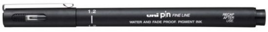 Marker UNI pin12-200, crni