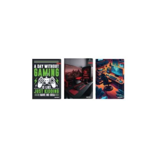 Bilježnica ILIJANUM A4 70g 52L, čista gamer