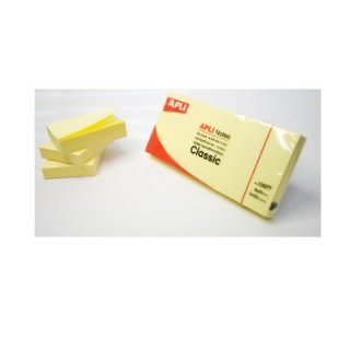 Blok APLI samoljepljivi 40x50mm 3/1 boja žuta 3x100L