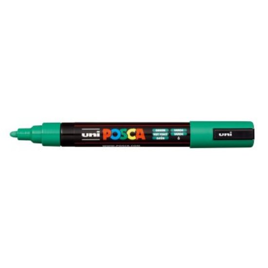 Marker UNI POSCA pc-5m, zeleni