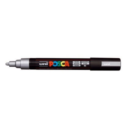 Marker UNI POSCA pc-5m, srebrni
