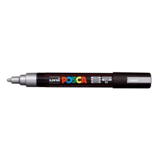 Marker UNI POSCA pc-5m, srebrni