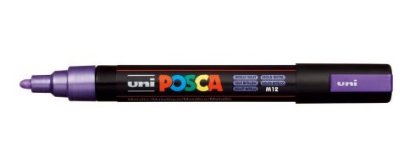 Marker UNI POSCA pc-5m, metallic ljubičasti