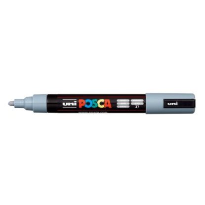 Marker UNI POSCA pc-5m, sivi