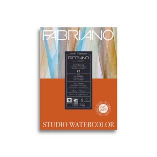 Blok FABRIANO Studio Watercolor 22,9x30,5, 300g, 12L