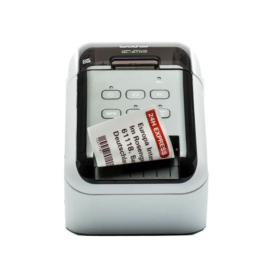 Pisač za naljepnice BROTHER QL-810WC, crni i crveni ispis, WIFI, USB, bijeli