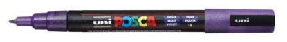 Marker UNI POSCA pc-3m,l glitter ljubičasti