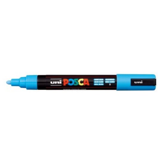 Marker UNI POSCA pc-5m, svijetlo plavi